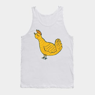 Yellow Hen Tank Top